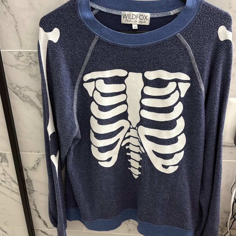 WILDFOX skeleton sweatshirt